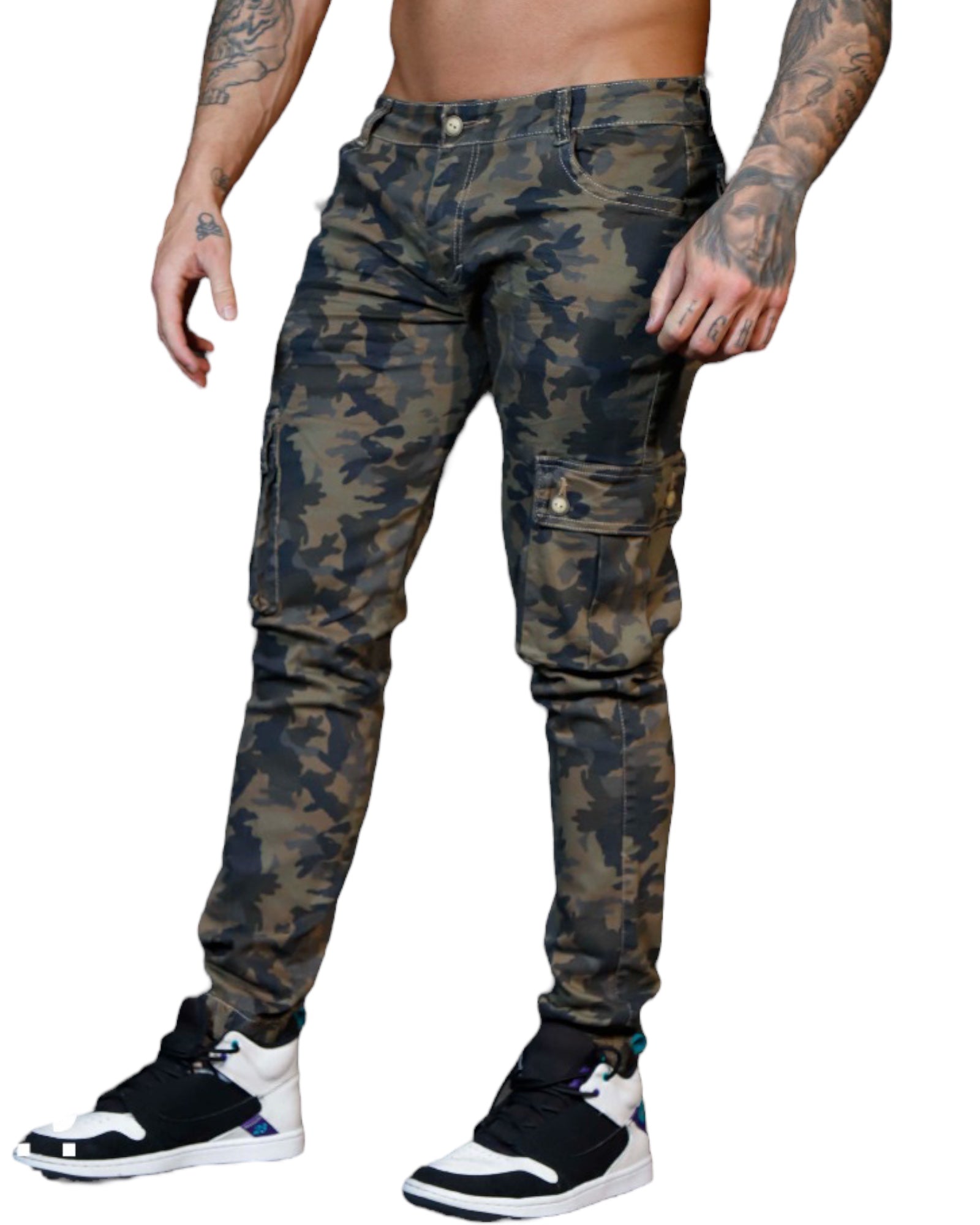 Jogger hombre online militar