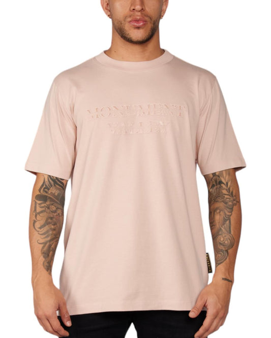 CAMISETA  EXCESSIVE MONUMENT ROSADO