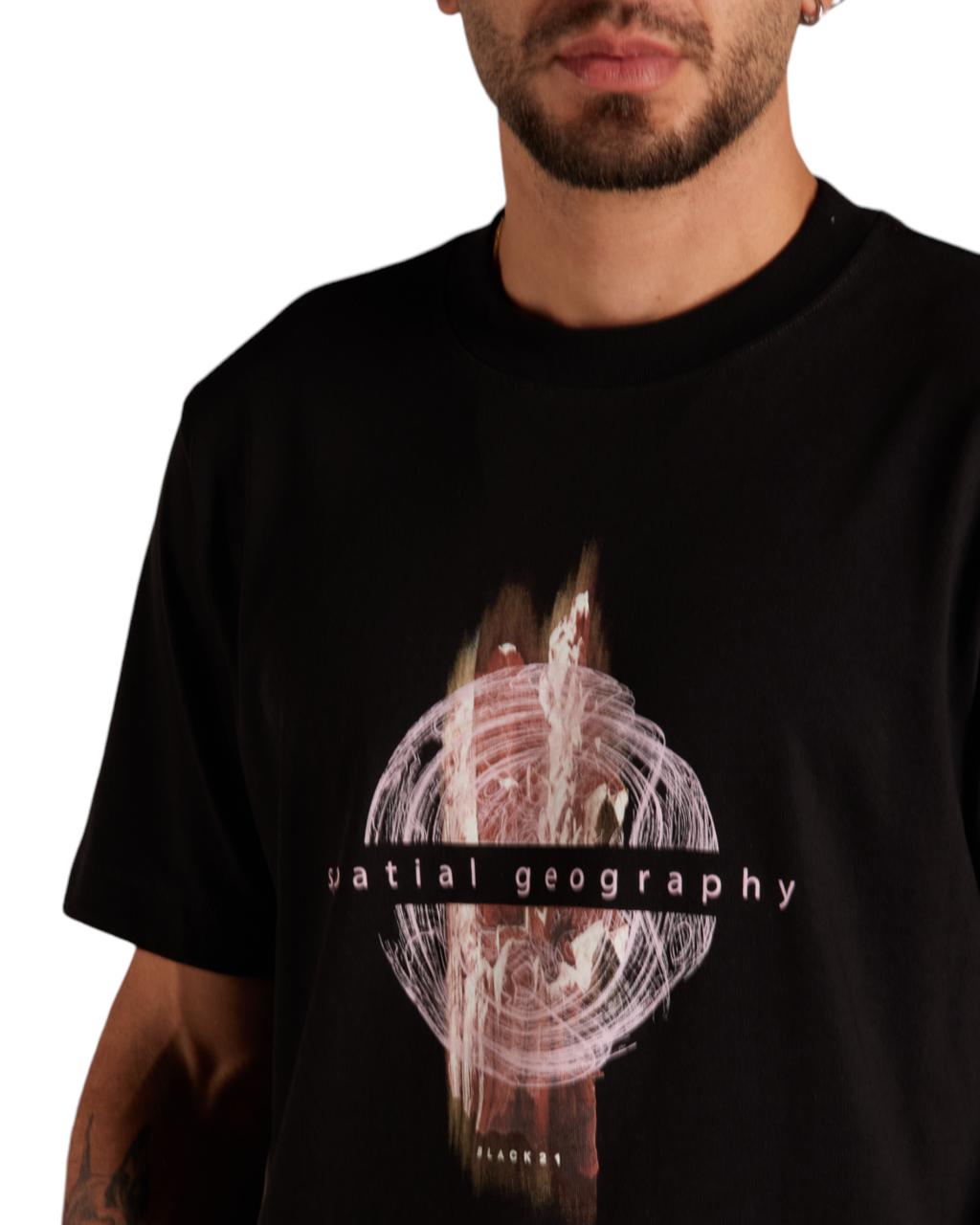 CAMISETA EXCESSICE SPATIAL NEGRA