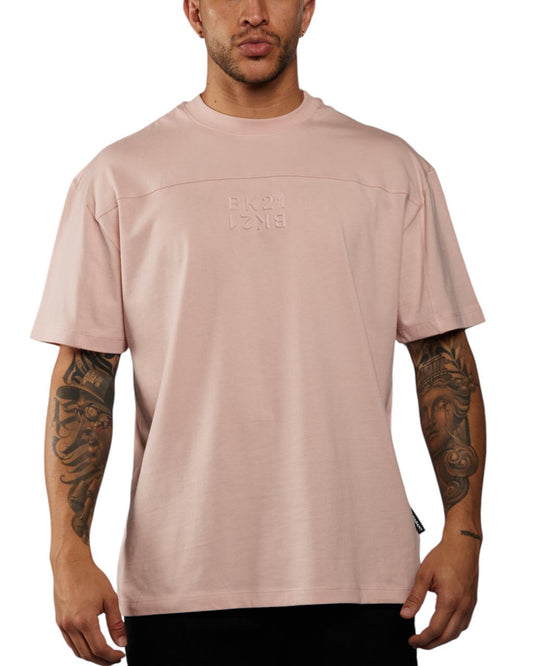 CAMISETA OVERSIZED 21 RELIEVE ROSADA