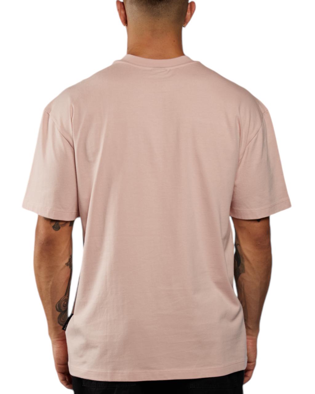 CAMISETA OVERSIZED 21 RELIEVE ROSADA