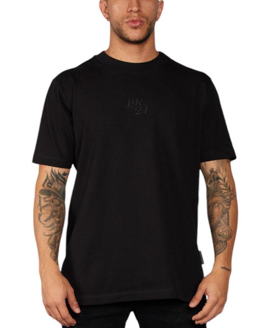 CAMISETA BK 21 CUELLO ALTO NEGRO