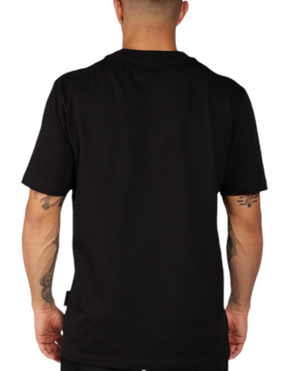 CAMISETA BK 21 CUELLO ALTO NEGRO