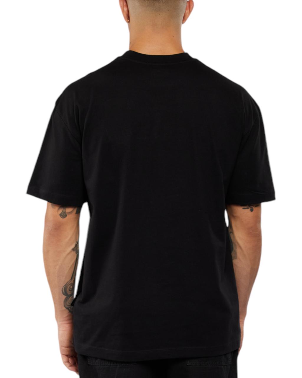 CAMISETA EXTRAVAGANT OVERSIZED QUALITY NEGRO DORADO