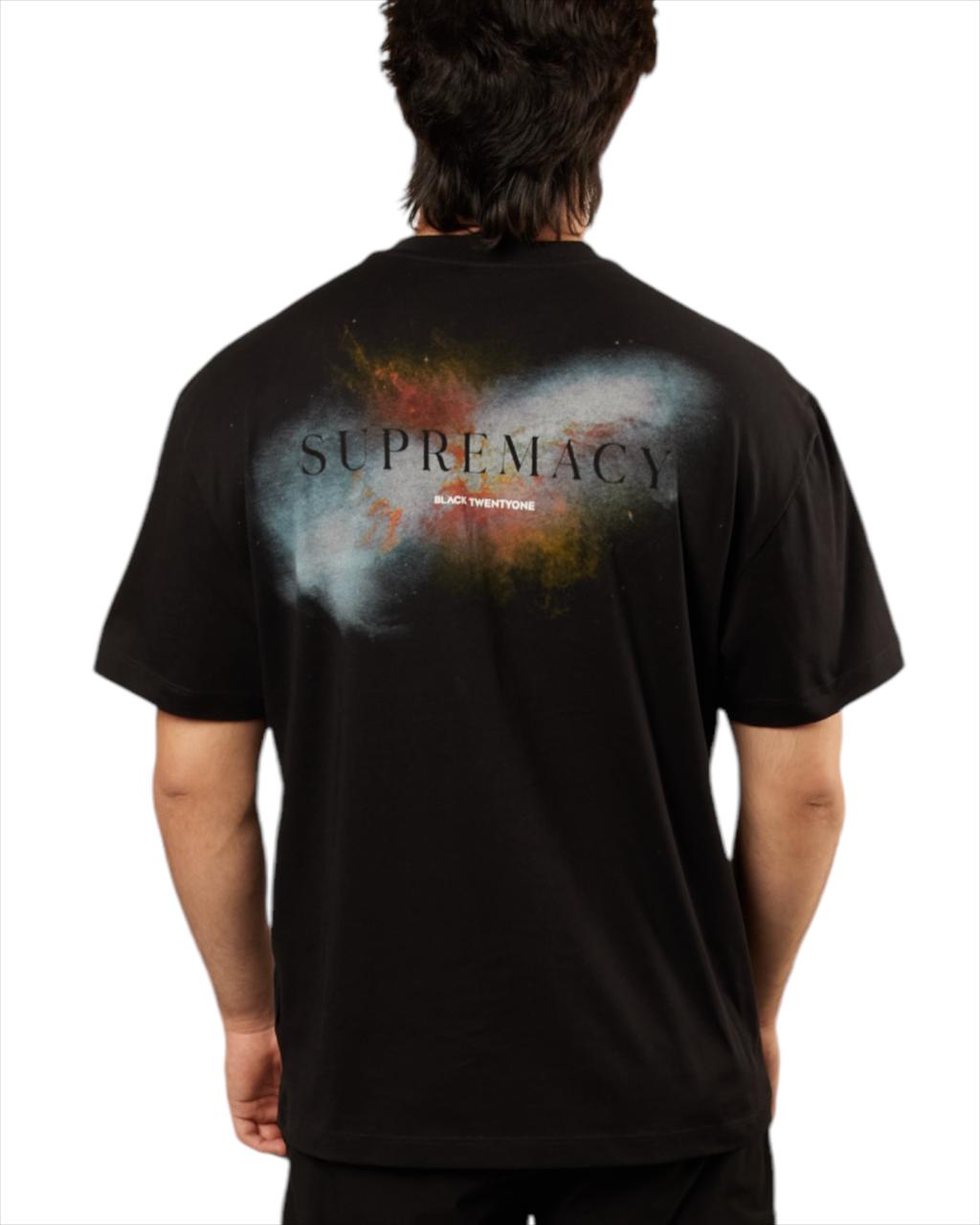 CAMISETA OVERSIZED SUPREMACY NEGRO