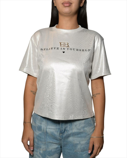 BLUSA TELA BRILLO LETRAS