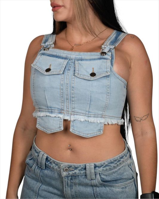 CROPTOP BRAGA JEAN