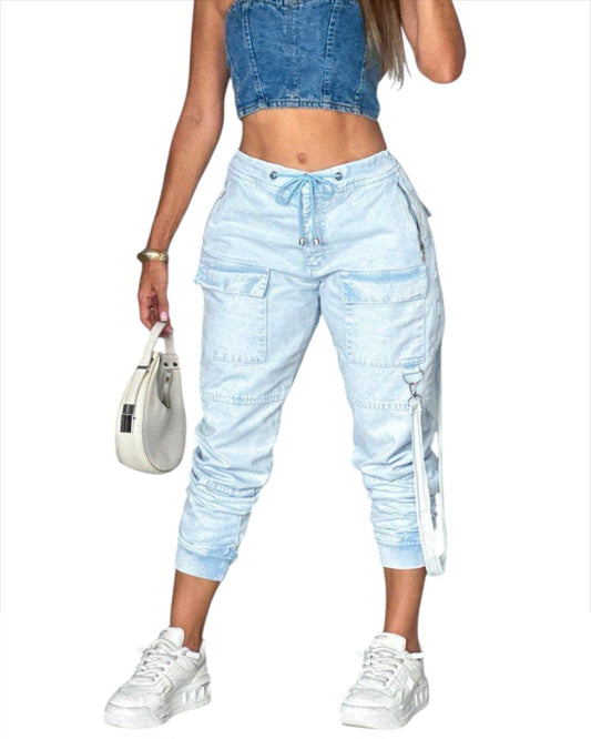 JEAN JOGGER AZUL