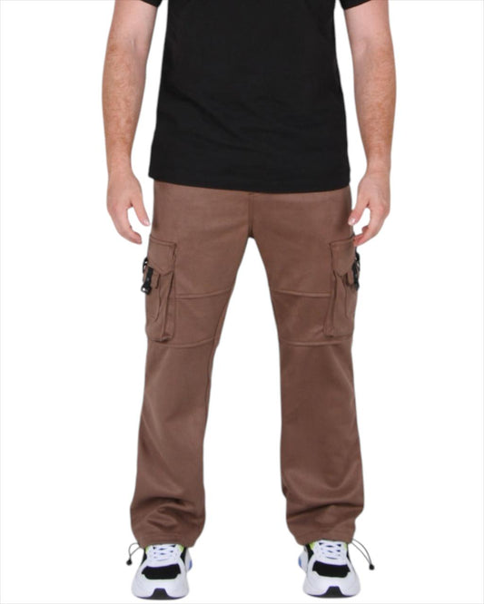 JOGGER TELA CARGO CAFE