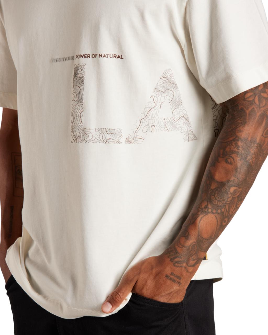 CAMISETA OVERSIZED EXCESSIVE LAND BLANCO