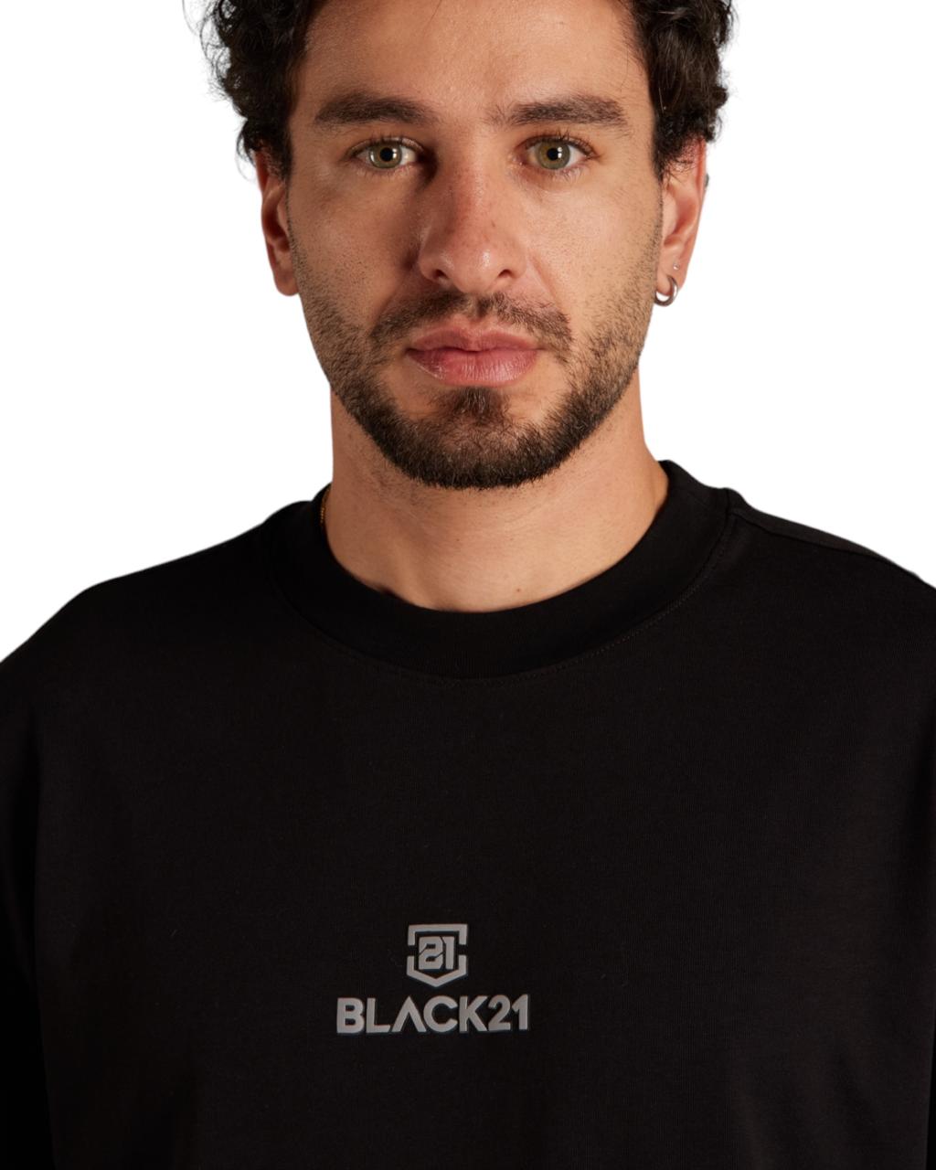 CAMISETA  OVERSIZED EXCESSIVE BK NEGRO