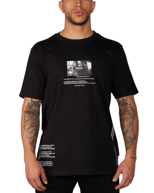 CAMISETA EXTRAVAGANT THE BAROQUE SAW NEGRO